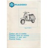 Catalogue of Spare Parts Scooter Vespa PK 50 XL mod. V5X3T, 1985