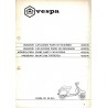 Catalogo de piezas de repuesto Scooter Vespa PK 50 XLS Plurimatic mod. VAS1T, 1987
