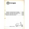 Ersatzteil Katalog Scooter Vespa PK 50 XLS Plurimatic mod. VAS1T, 1987