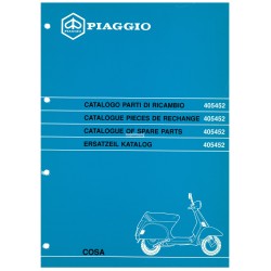 Catalogue of Spare Parts Scooter Vespa COSA 1992 / 1995