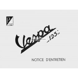 Notice d'emploi et d'entretien Scooter Acma 125 de 1951