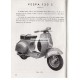 Manuale per Stazioni di Servizio Piaggio Ape Vespacar 150 cc y Vespa 125 N, 125 S, 150 S, Spagna