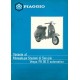 Manuale per Stazioni di Servizio Scooter Vespa PK 50 S Automatica mod. VA51T, Italiano