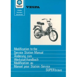 Manuale per Stazioni di Servizio Piaggio Super Bravo, EEV3T