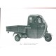 Bedienungsanleitung Piaggio Ape E0 125 mod. AE01T, Ape D 175 mod. AD1T, Ape E 150 mod. AE1T