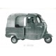 Bedienungsanleitung Piaggio Ape E0 125 mod. AE01T, Ape D 175 mod. AD1T, Ape E 150 mod. AE1T