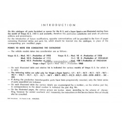 Catalogo delle parti di ricambio Scooter Vespa 150 GS, 160 GS, 180 SS, Inglese, Spagnolo