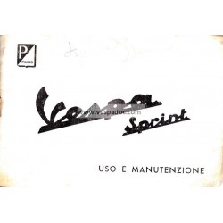Manuale de Uso e Manutenzione Vespa 150 Sprint mod. VLB1T, Italiano