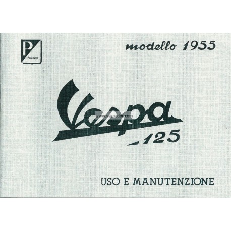 Manuale de Uso e Manutenzione Vespa 125 mod. VN1T, VN2T, Italiano