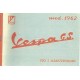 Notice d'emploi et d'entretien Vespa 160 GS mod. VSB1T 1962, Italien