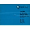 Manual Técnico Piaggio Ape MP, P501 MPR2T, P601 MPM1T, P601V MPV1T, Vespacar P2 AF1T, Italiano