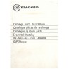 Catalogo delle parti di ricambio Piaggio Super Bravo, mod. EEV3T, 1985