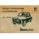 Normas de Uso e Entretenimiento Vespa 400 Mod. 1957