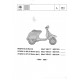 Catalogue de pièces détachées Scooter Vespa 50 FL2, Vespa 50 V5N1T, Vespa 50 HP V5N2T, 1990