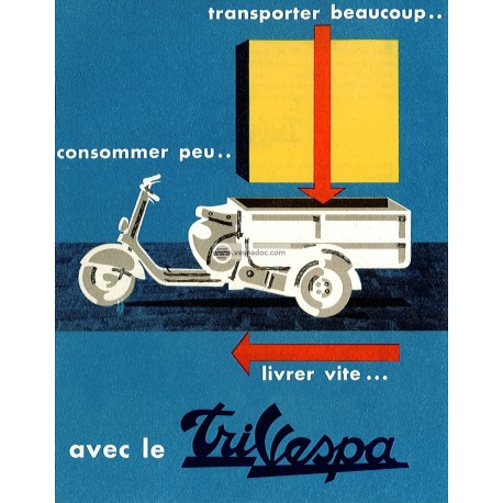 Publicité, Livret pour TriVespa Acma 125