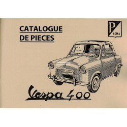 Catalogo de piezas de repuesto Vespa 400