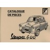 Catalogue de pièces détachées Vespa 400