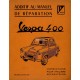 Anderung zum Werkstatthandbuch für Vespa 400 mod. 1958 und 1959