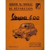 Complemento al Manual Técnico para Vespa 400 de 1958 y 1959