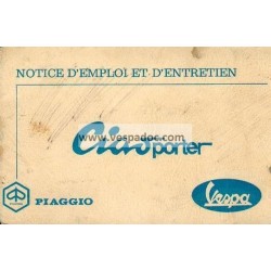 Normas de Uso e Entretenimiento Piaggio Ciao Porter mod. CT1T