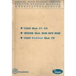Manual Técnico Piaggio Ciao Porter, mod. CT1T
