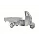 Normas de Uso e Entretenimiento Piaggio Ape D 175cc mod. AD1T, AD2T, Italiano