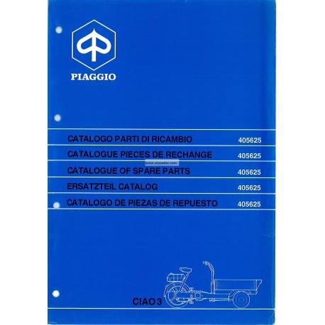 Catalogo de piezas de repuesto Piaggio Ciao Porter 3 CT31T