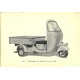 Bedienungsanleitung Piaggio Ape C 150, Englisch