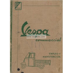 Manuale de Uso e Manutenzione Piaggio Ape E0 125 mod. AE02T, Ape D 175 mod. AD2T, Ape E 150 mod. AE2T, Spagnolo