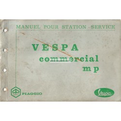 Werkstatthandbuch Piaggio Ape MP, Ape 500 mod. MPA1T, Ape 600 mod. MPM1T et MPV1T, Vespacar P2, mod. AF1T