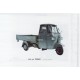 Manuale per Stazioni di Servizio Piaggio Ape 500 MPR1T, Ape 600 MPM1T, Ape 600 MPV1T,  Vespacar P2 AF1T, Tedesco