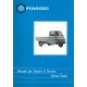 Werkstatthandbuch Piaggio Apecar Diesel mod. AFD1T, Italienisch
