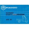 Bedienungsanleitung Piaggio Ape 50 mod. TL6T, Italienisch