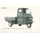 Normas de Uso e Entretenimiento Piaggio Ape 50 mod. TL6T, Italiano