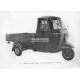 Bedienungsanleitung Piaggio Ape 500 MP mod. MPR1T, Ape 550 MP mod. MPA1T, Italienisch