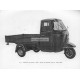 Bedienungsanleitung Piaggio Ape 500 MP mod. MPR1T, Ape 550 MP mod. MPA1T, Italienisch