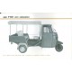 Bedienungsanleitung Piaggio Ape P501 mod. MPR2T, Ape P601 mod. MPM1T, MPM2T, Ape P601V mod. MPV1T, MPV2T, Italienisch