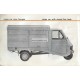 Notice d'emploi Piaggio Ape P2 mod. AF1T