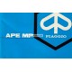 Manuale de Uso e Manutenzione Piaggio Ape MP, Ape 600 mod. MPM1T, Ape 600 mod. MPV1T, Ape 500 mod. MPR1T