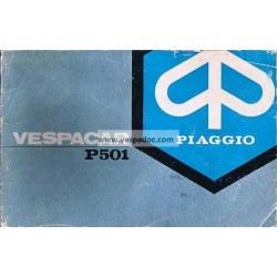 Manual de Instruções e Manutenção Piaggio Ape P501 MPR2T, Portugais