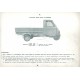 Catalogo delle parti di ricambio Piaggio Ape, Apecar, Vespacar P2, 1983