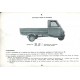 Catalogo de piezas de repuesto Piaggio Ape, Apecar, Vespacar P2, 1983