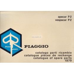 Catalogo de piezas de repuesto Piaggio Ape, Apecar, Vespacar P2