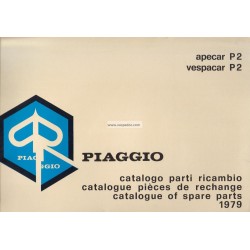 Catalogo delle parti di ricambio Piaggio Ape, Apecar, Vespacar P2