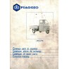 Catalogo de piezas de repuesto Piaggio Ape TM P50 Mod. TL4T, 1980