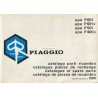 Catalogo delle parti di recambio Piaggio Ape P400V MPF, P601 MPM, P601V MPV, P501 MPR