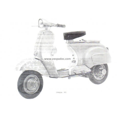 Operation and Maintenance Vespa 50 with pedals mod. V5A1T