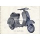 Notice d'emploi et d'entretien Vespa 50 R V5A1T, Vespa 50 Special V5B1T, Vespa 50 Elestart V5B2T, Italien