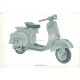 Normas de Uso e Entretenimiento Vespa 125 GT 1963 mod. VNL1T