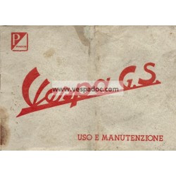 Bedienungsanleitung Vespa 150 GS mod. VS2T 1956, Italienisch